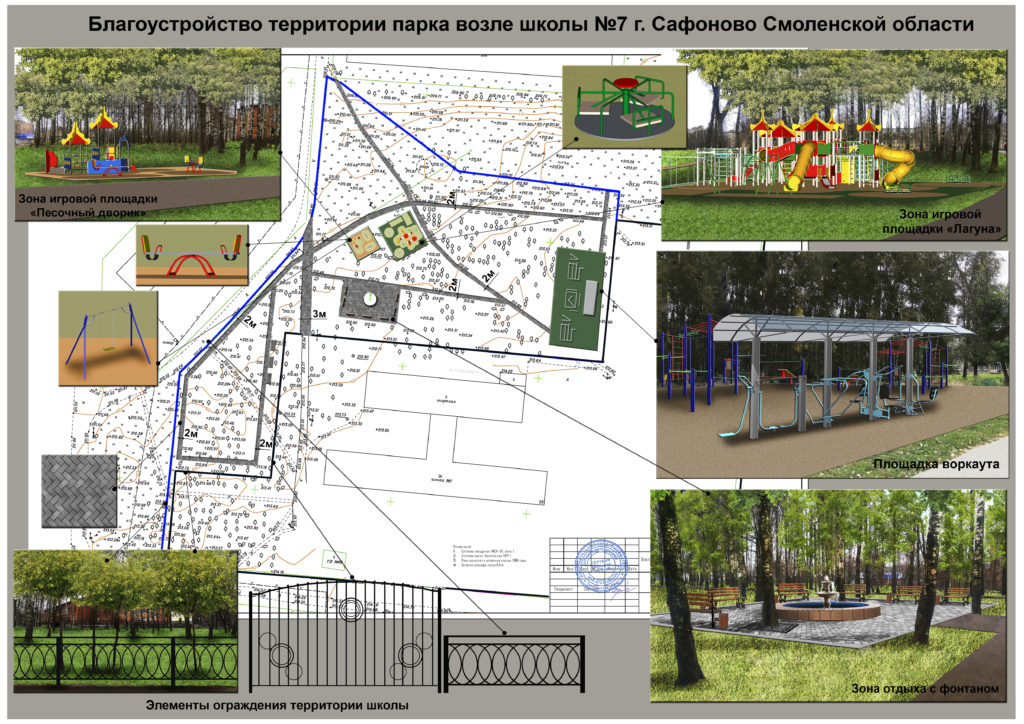 Проект благоустройство территорий школы
